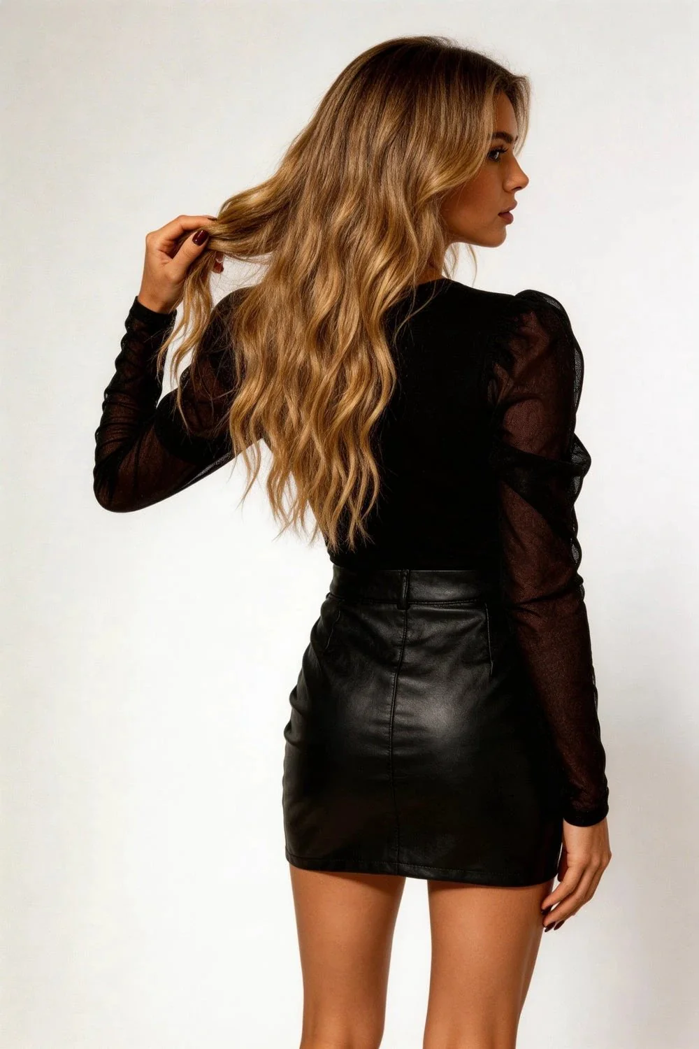 18th Birthday Outfit Black Sexy Dress Mini Homecoming Dress Y702 - Image 3