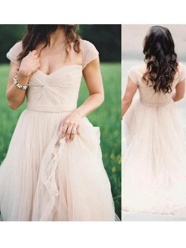 A-Line/Elegant Sweetheart Sleeveless Floor-Length Ruched Chiffon Prom Dresses - Image 2