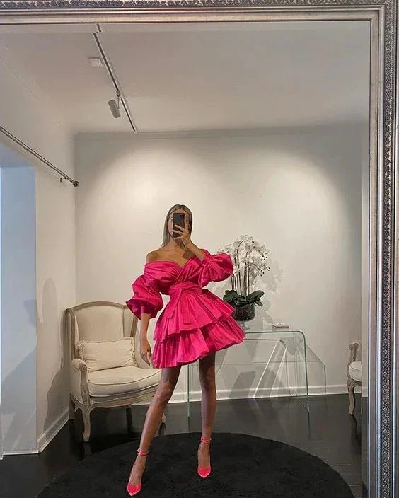 A-line Homecoming Dress Charming Party Dress Y2374 - Image 2