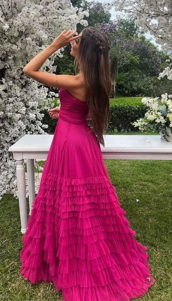 A line long prom dresses, evening dresses,party dresses, formal dress  Y2797 - Image 2