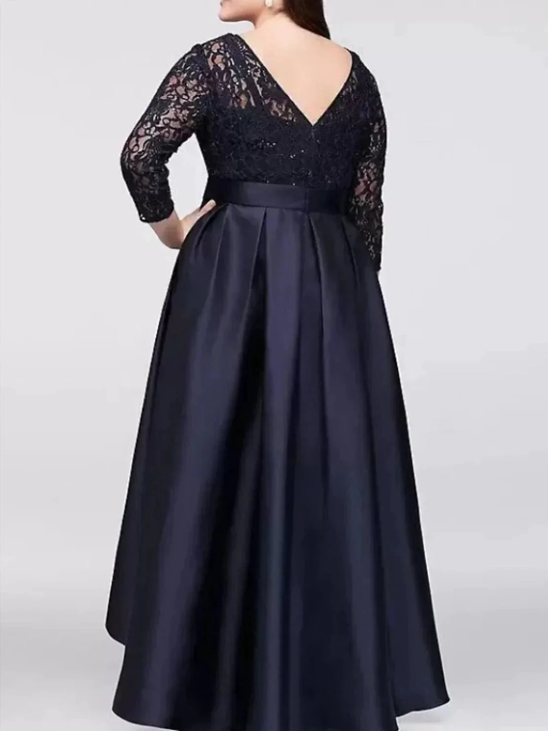 A-Line/Princess Mother of the Bride Dresses with Applique & Belt - Image 2