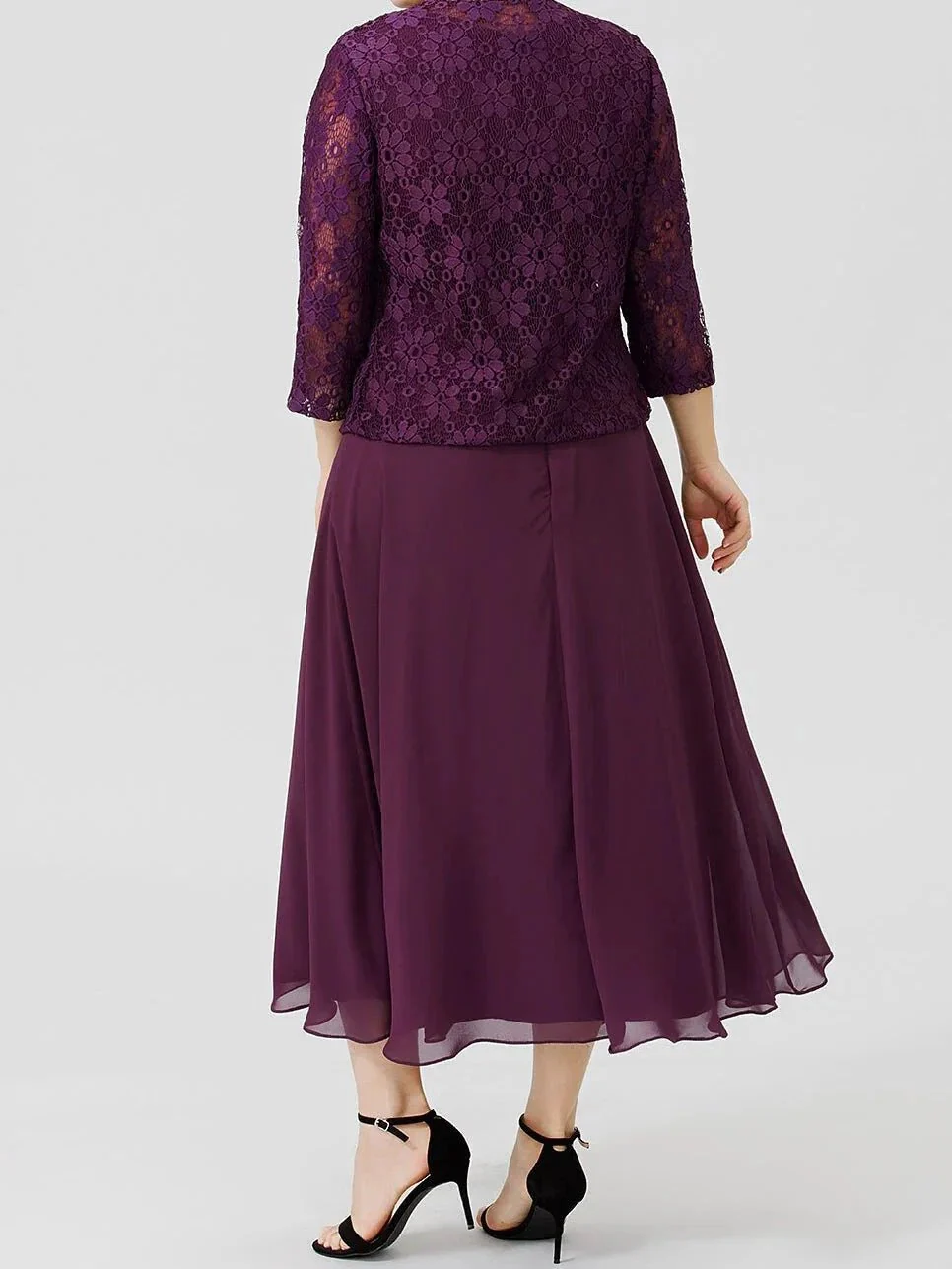 A-Line/Princess Mother of the Bride Dresses with Applique & Jacket - Image 2