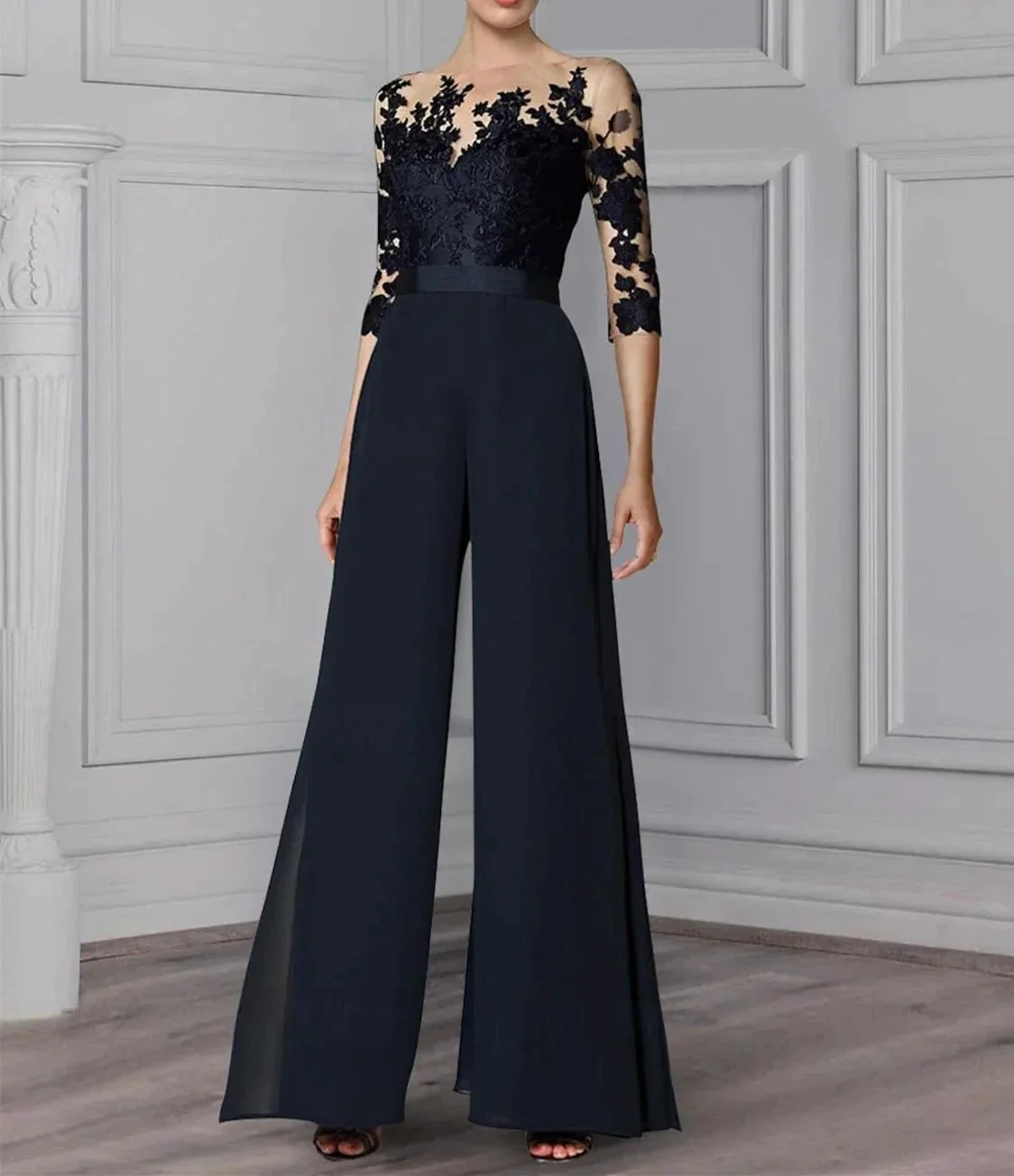 A-Line/Princess Mother of the Bride Dresses with Applique - Image 2
