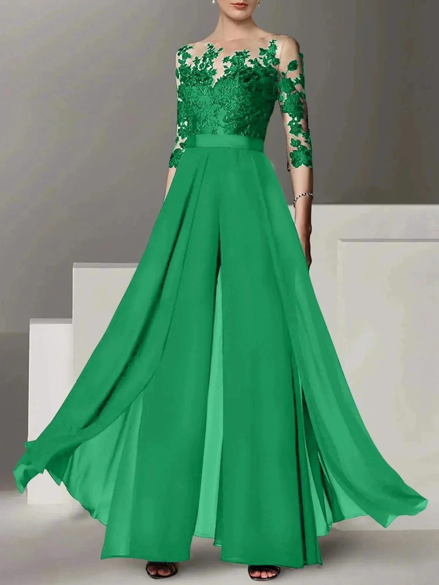 A-Line/Princess Mother of the Bride Dresses with Applique - Image 26