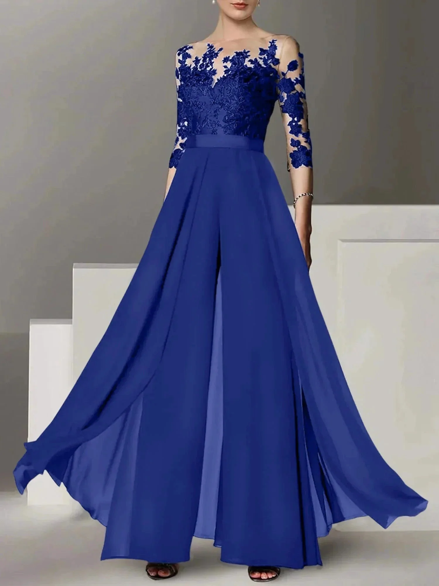 A-Line/Princess Mother of the Bride Dresses with Applique - Image 63