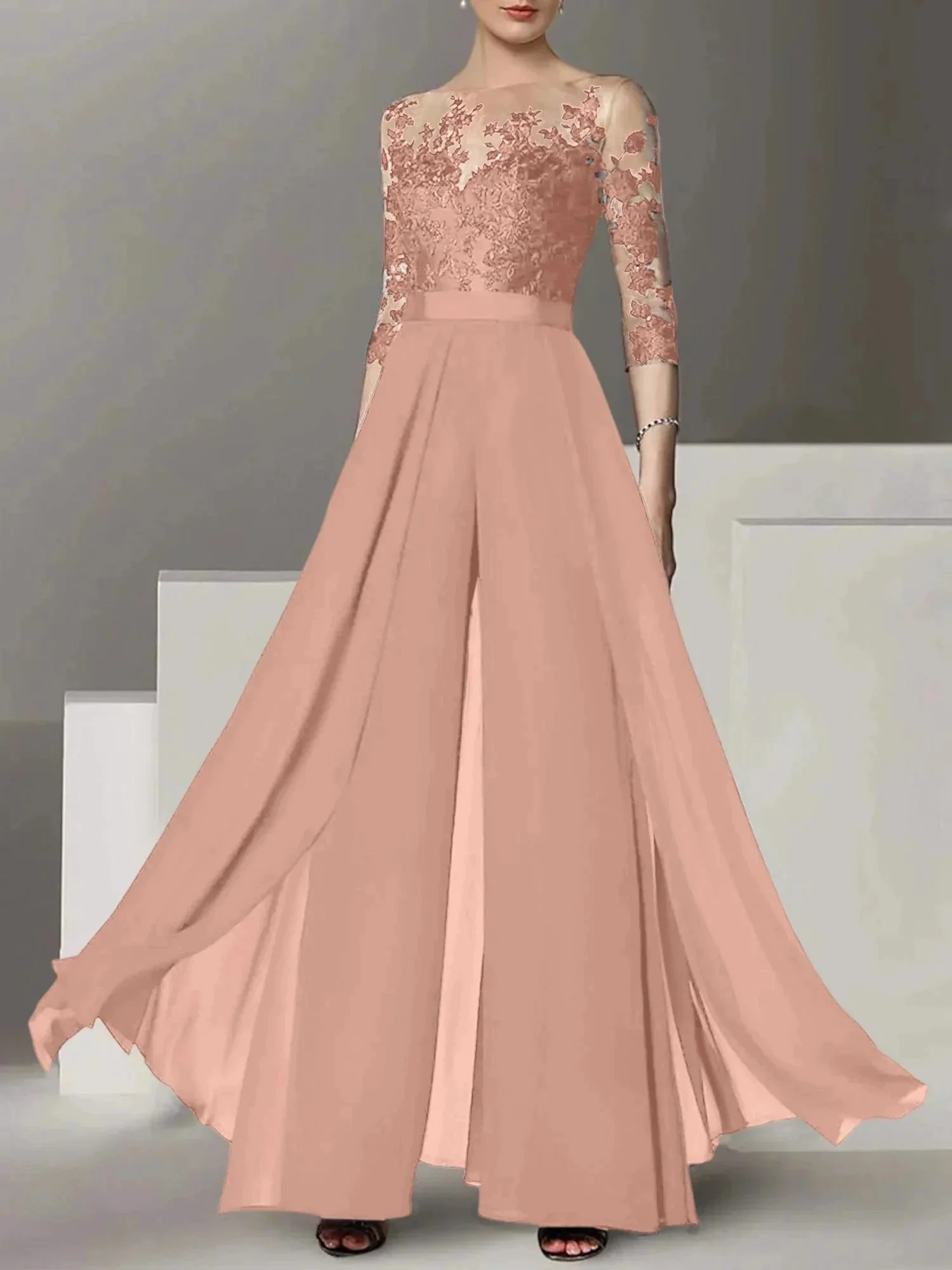 A-Line/Princess Mother of the Bride Dresses with Applique - Image 67