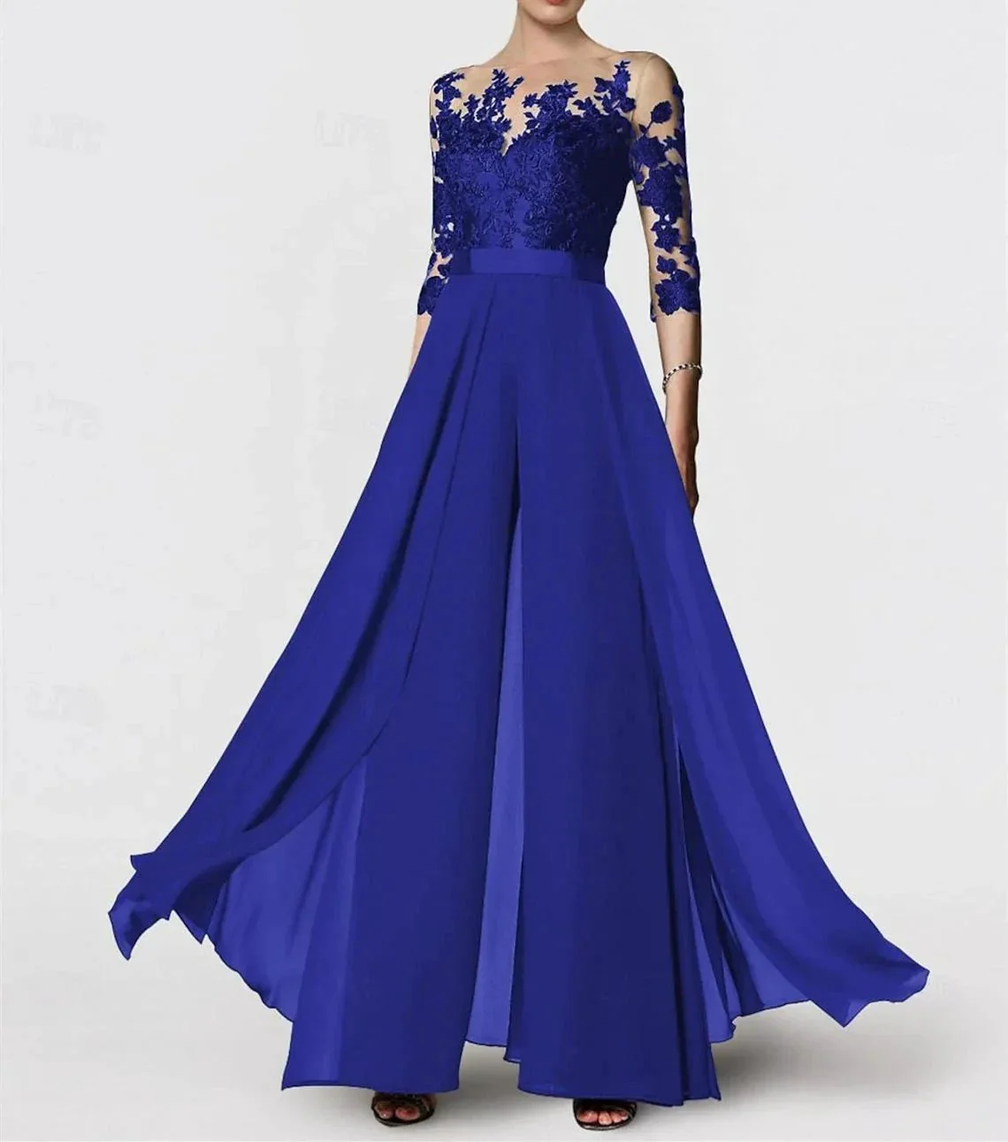 A-Line/Princess Mother of the Bride Dresses with Applique - Image 7