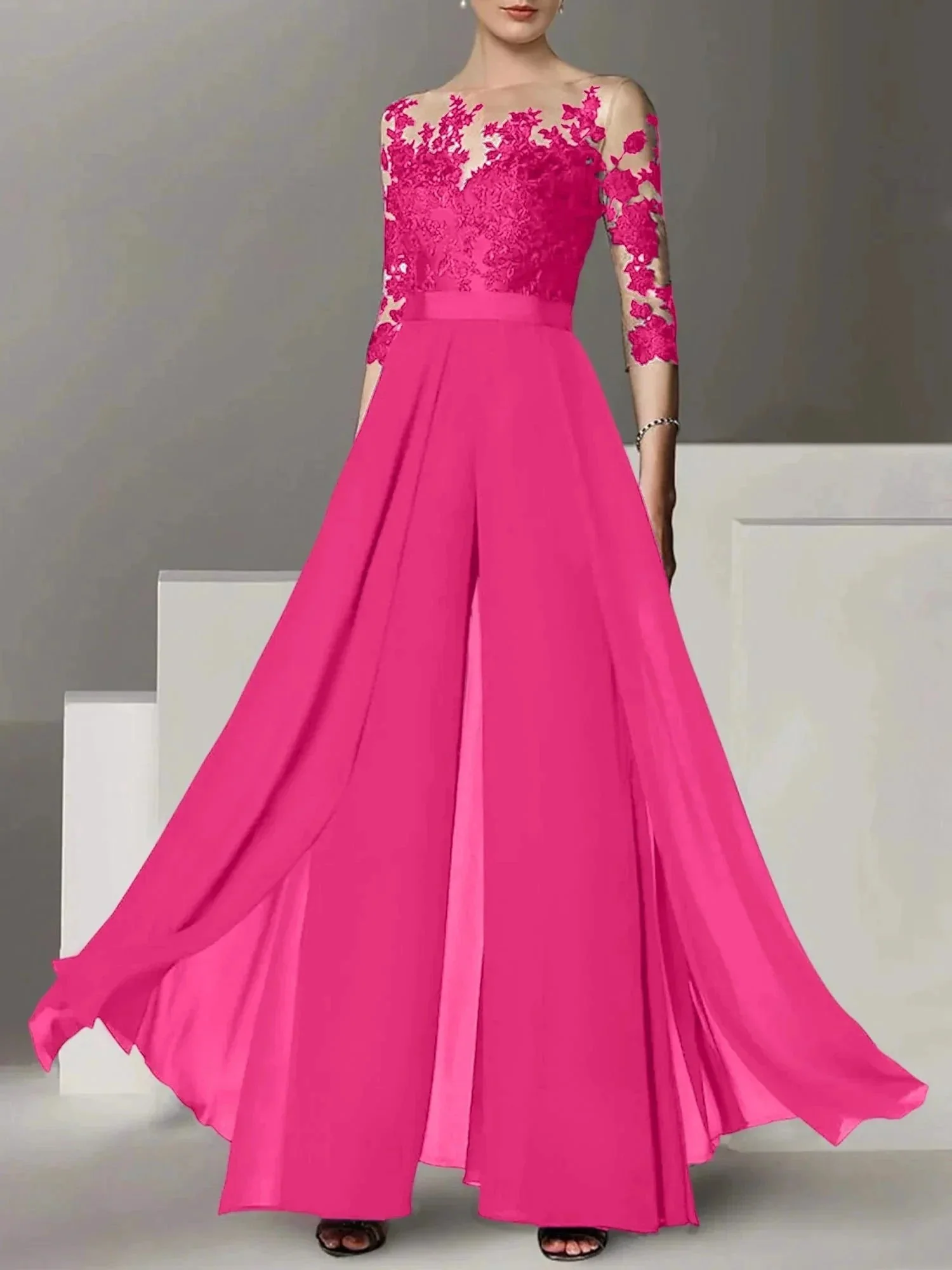 A-Line/Princess Mother of the Bride Dresses with Applique - Image 71