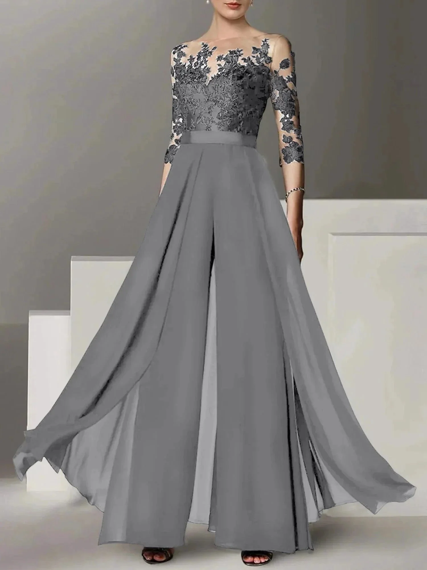A-Line/Princess Mother of the Bride Dresses with Applique - Image 73