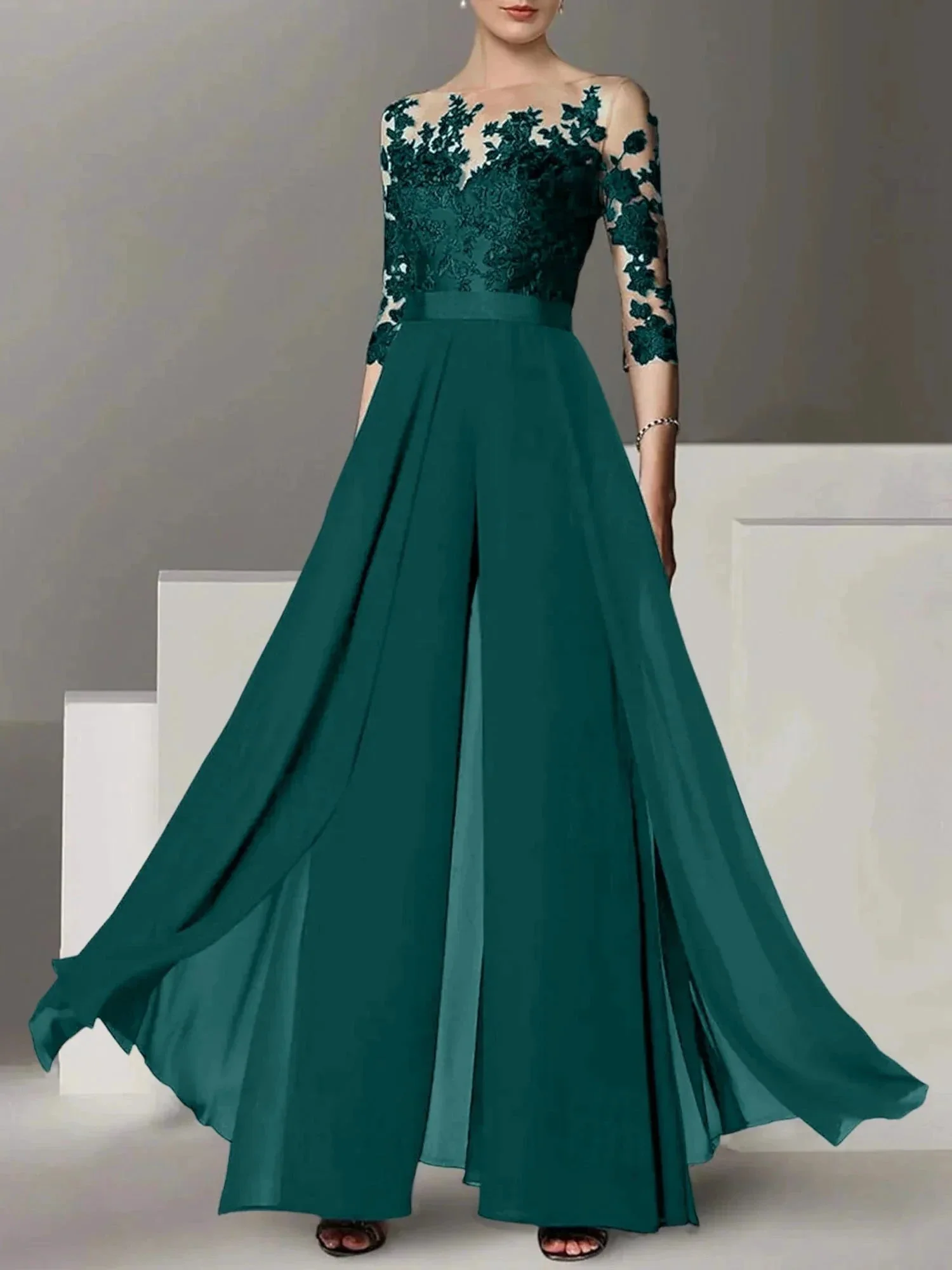 A-Line/Princess Mother of the Bride Dresses with Applique - Image 84
