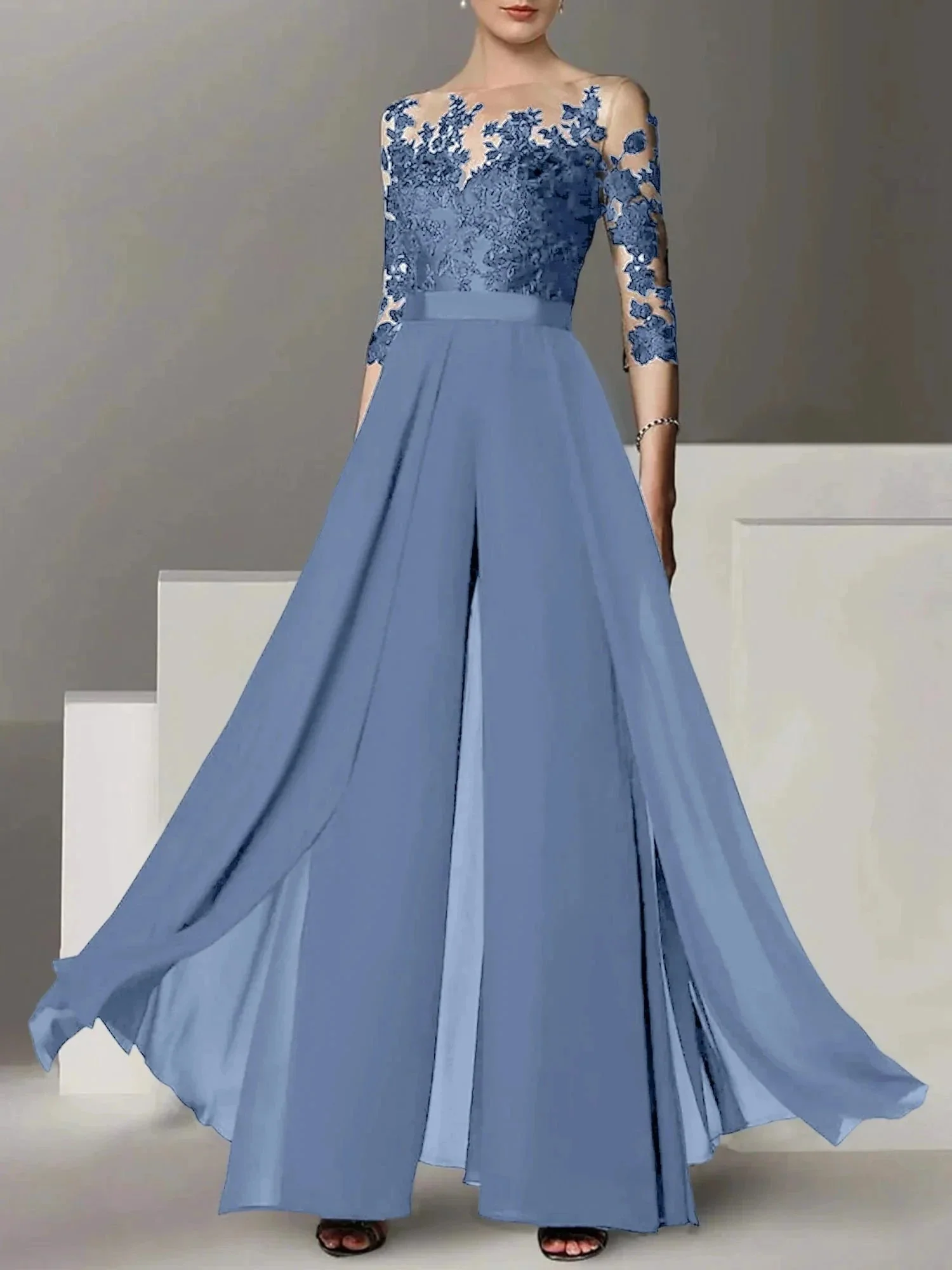 A-Line/Princess Mother of the Bride Dresses with Applique - Image 94