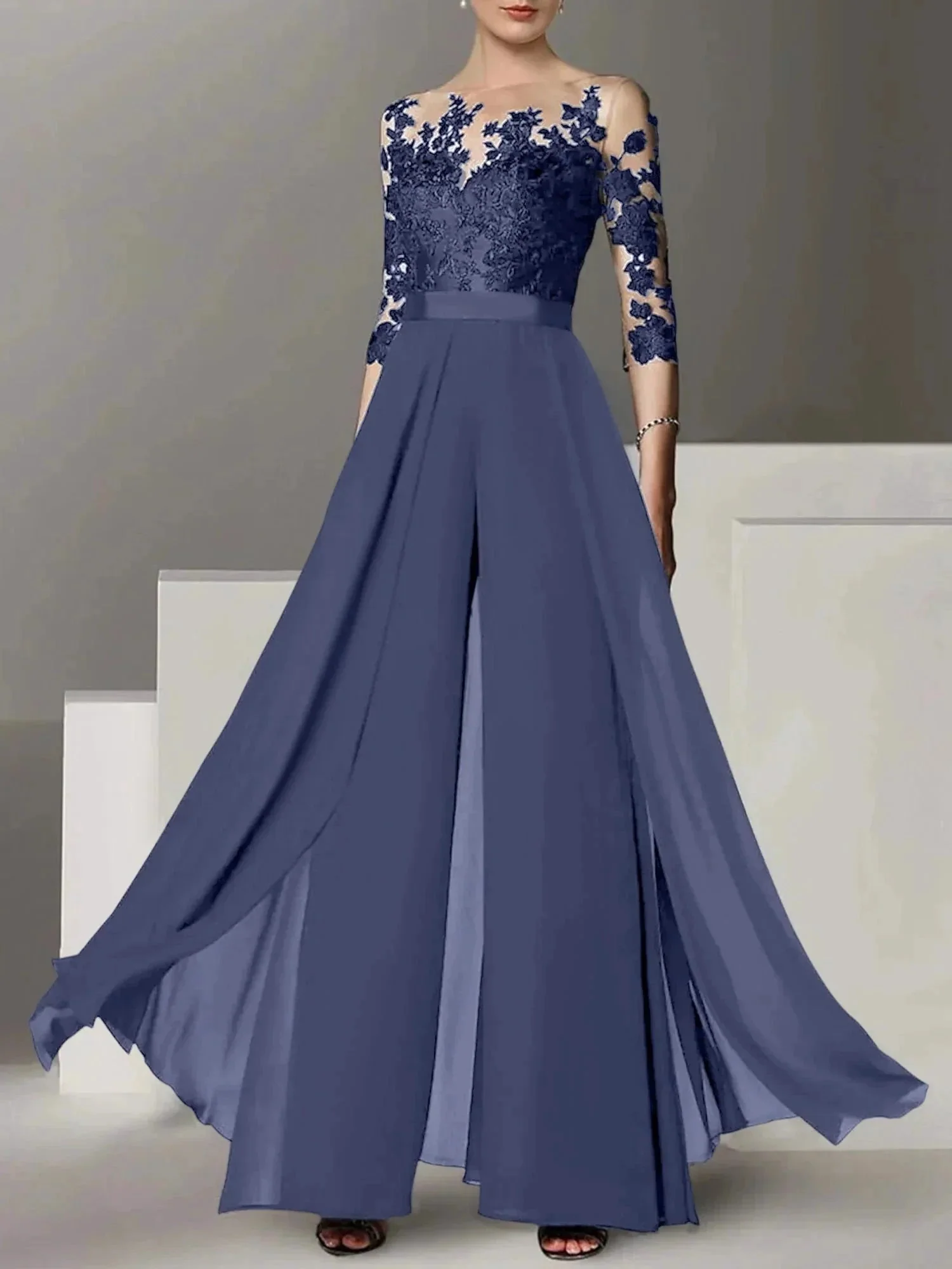 A-Line/Princess Mother of the Bride Dresses with Applique - Image 95