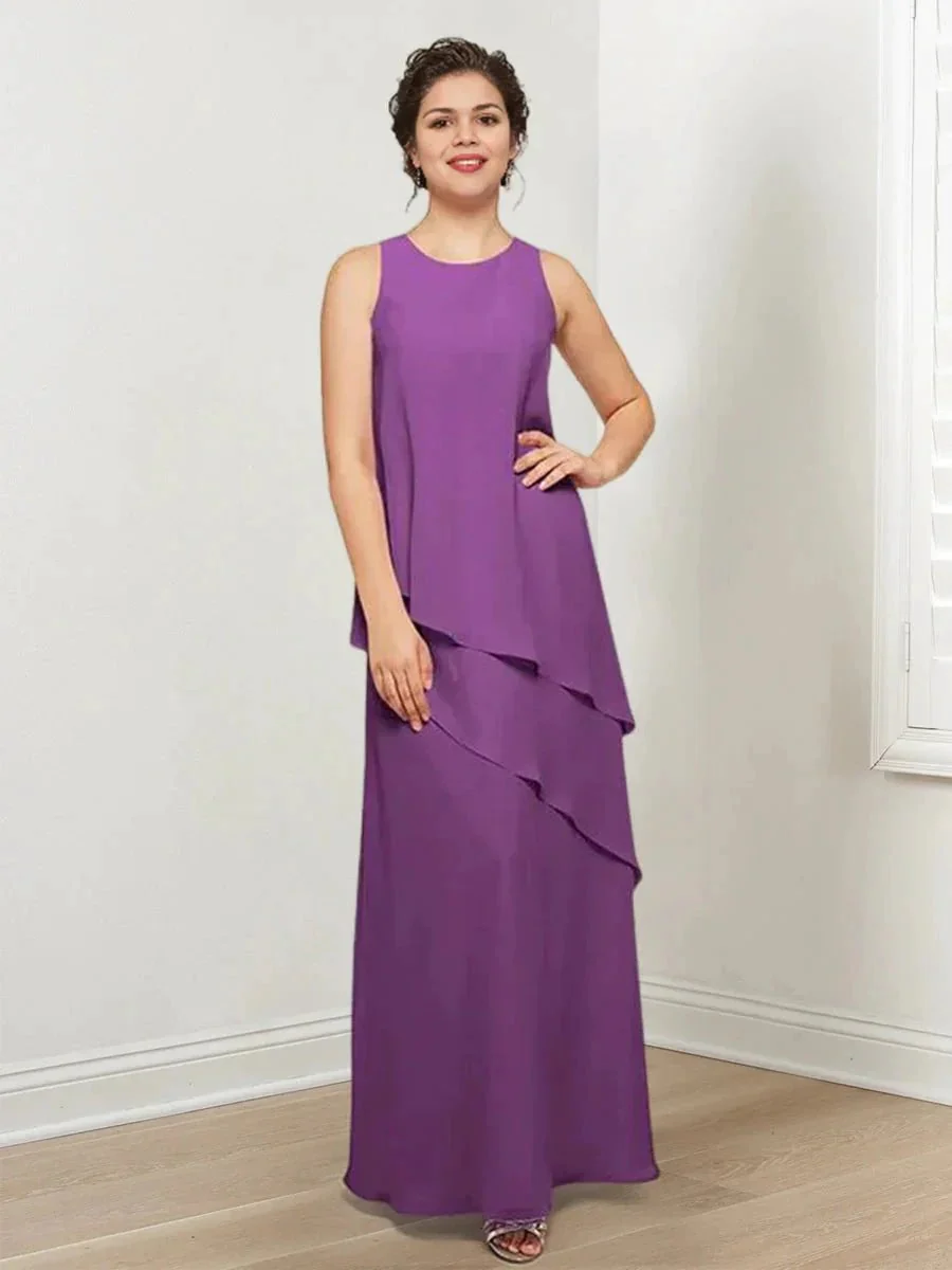 A-Line/Princess Mother of the Bride Dresses with Ruffles & Jacket - Image 5