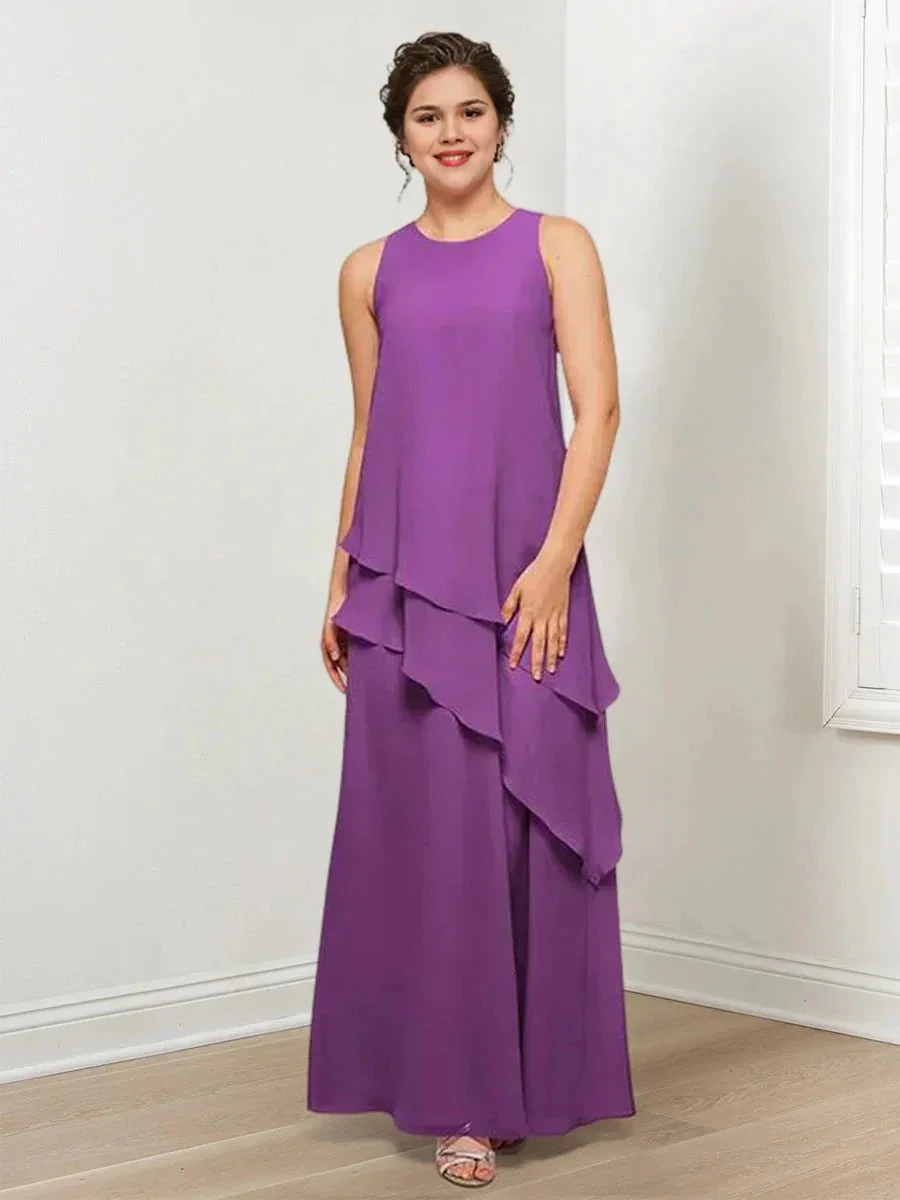 A-Line/Princess Mother of the Bride Dresses with Ruffles & Jacket - Image 6