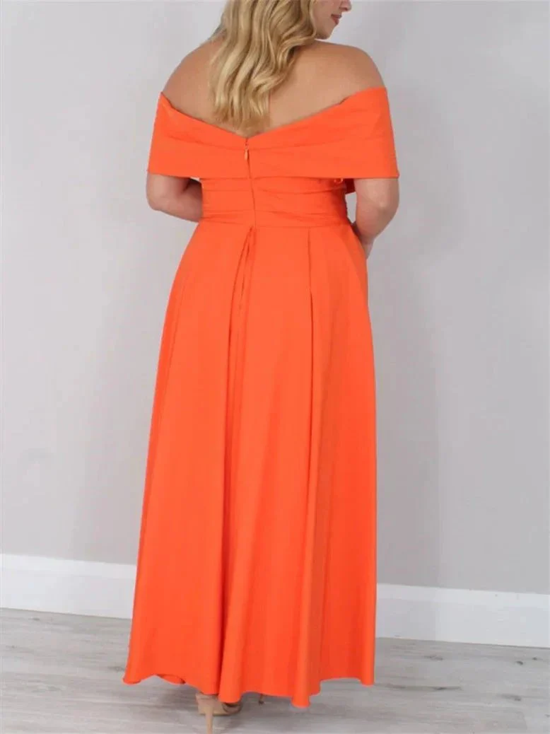 A-Line/Princess Off-the-Shoulder Ankle-Length Mother of the Bride Dresses - Image 2