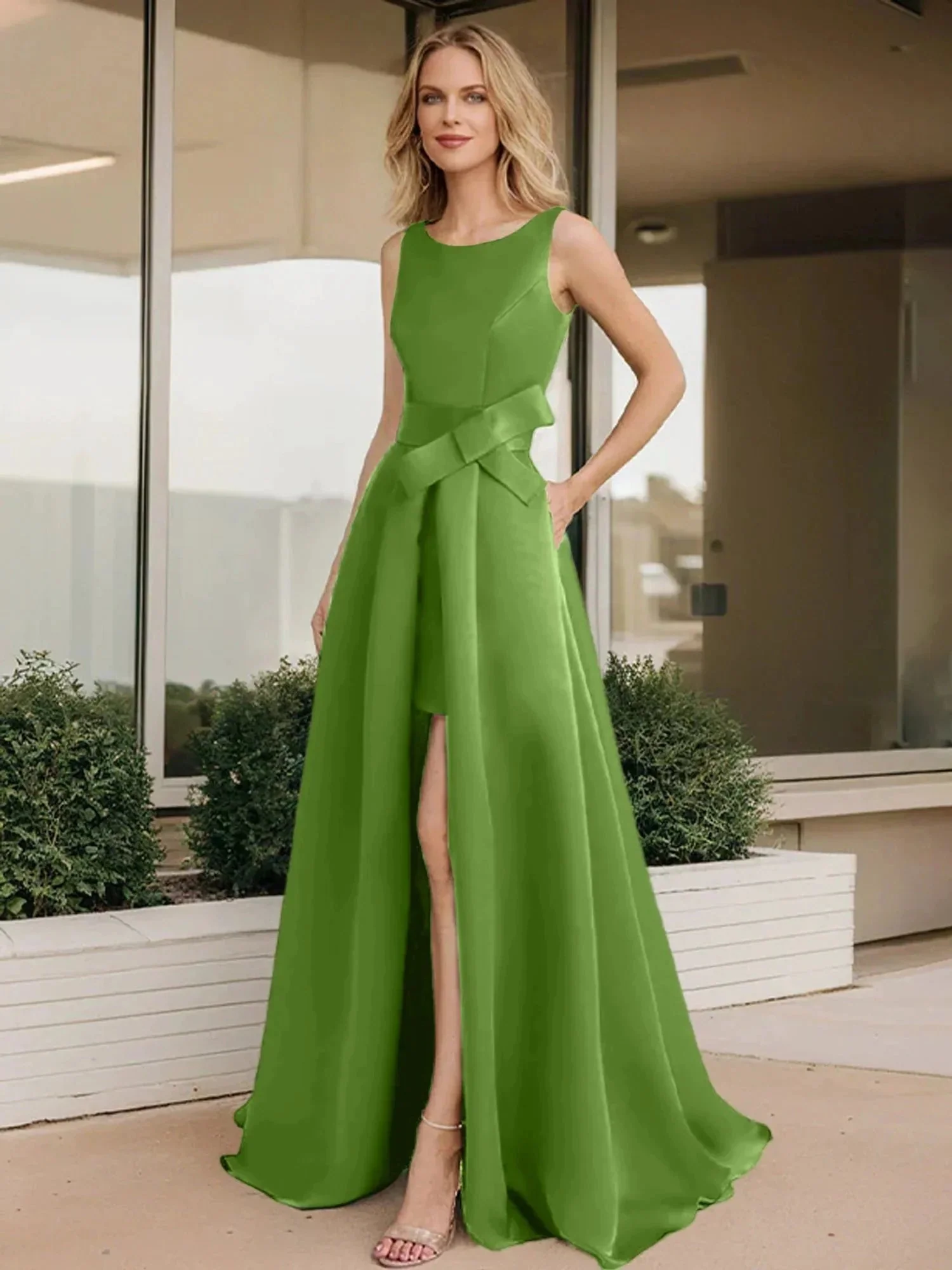 A-Line/Princess Scoop Mother of the Bride Dresses - Image 56