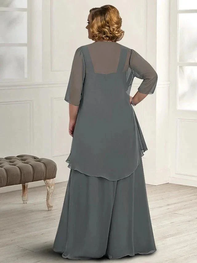 A-Line/Princess Spaghetti Straps Mother of the Bride Dresses with Jacket - Image 2