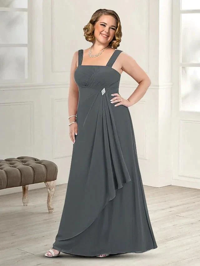 A-Line/Princess Spaghetti Straps Mother of the Bride Dresses with Jacket - Image 3