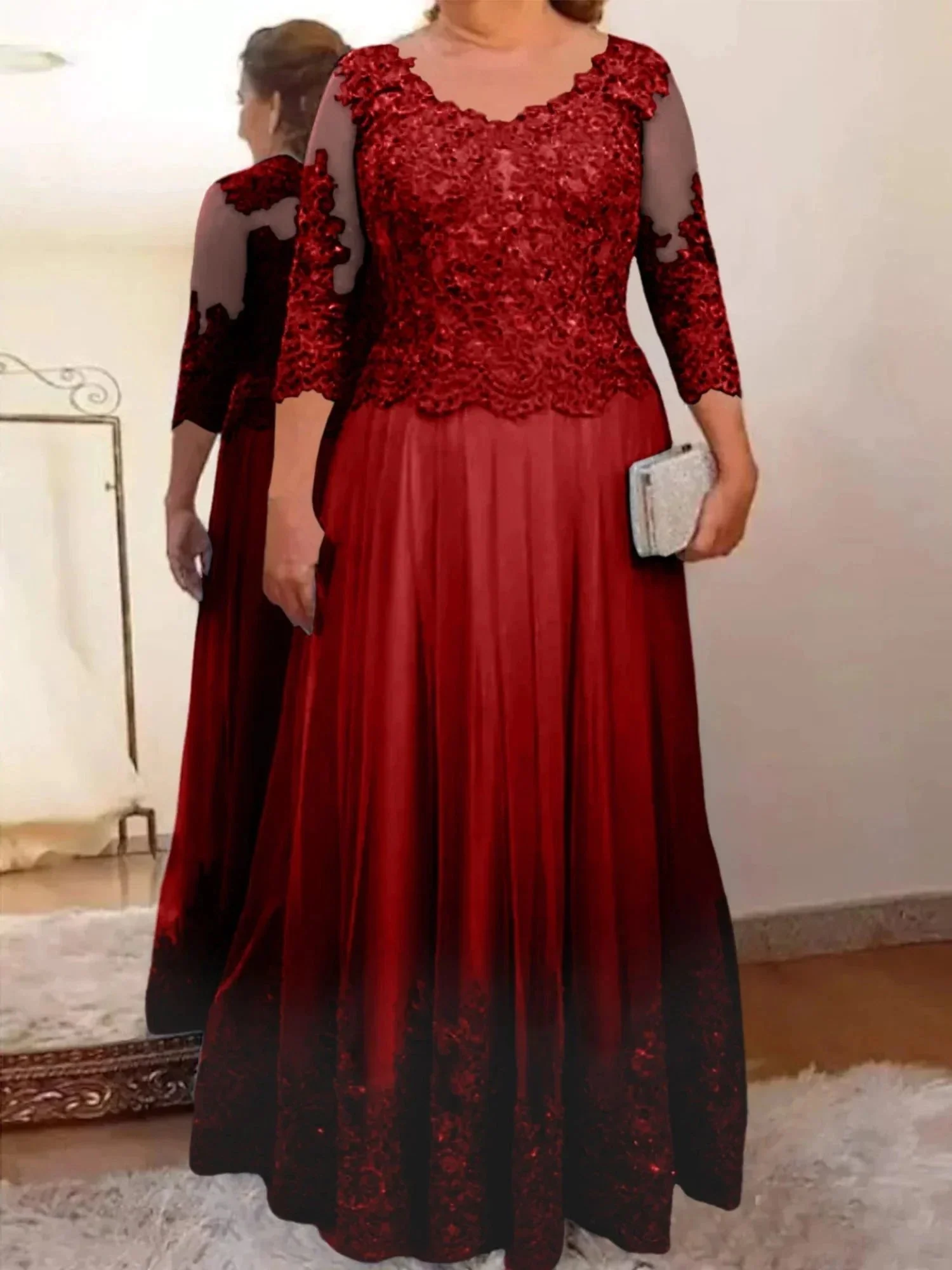 A-Line/Princess Tulle Mother of the Bride Dresses with Applique - Image 39