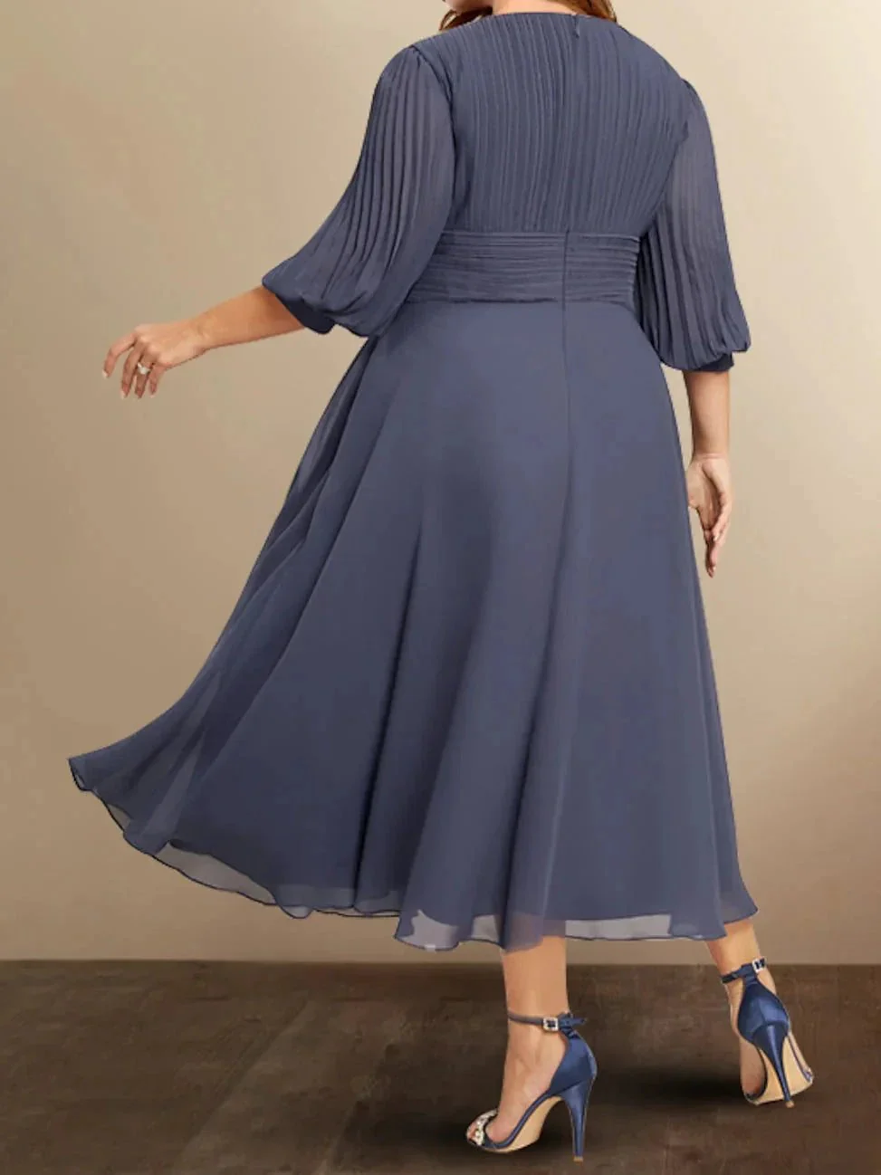 A-Line/Princess V-Neck Mother of the Bride Dresses - Image 2