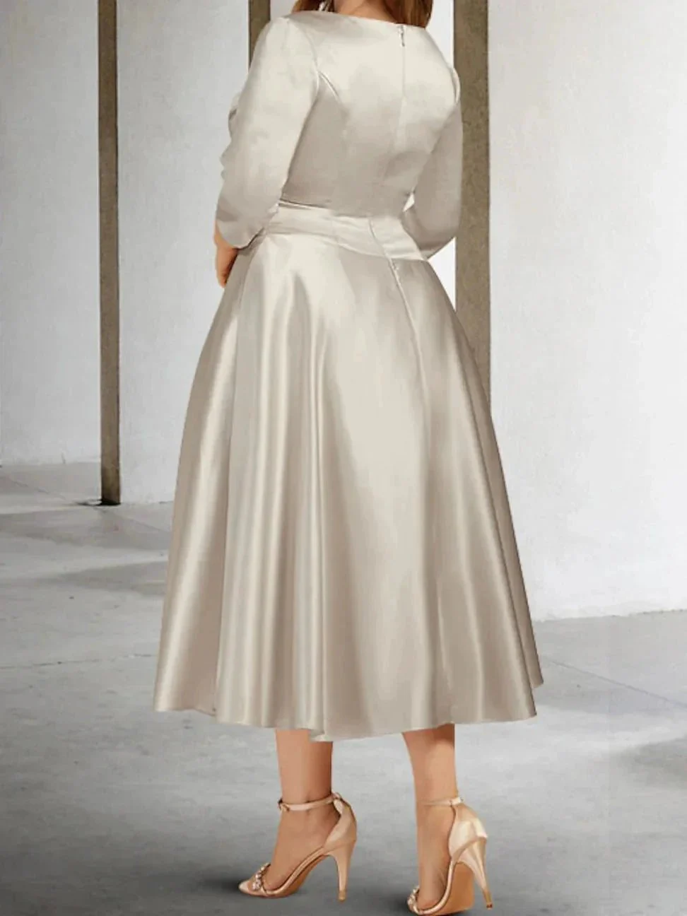A-Line/Princess V-Neck Mother of the Bride Dresses - Image 2