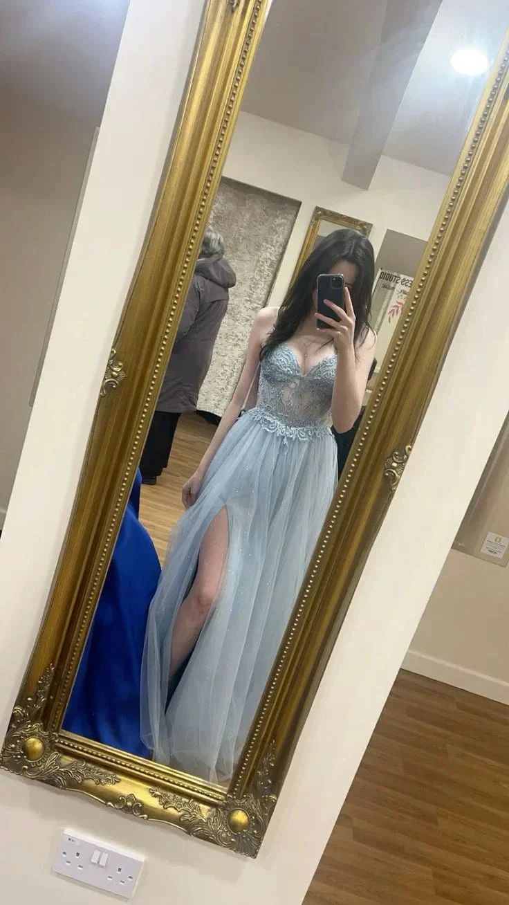 A-line Prom Dress Long Evening Dress Dance Dress Graduation School Party Gown Y7441 - Image 2