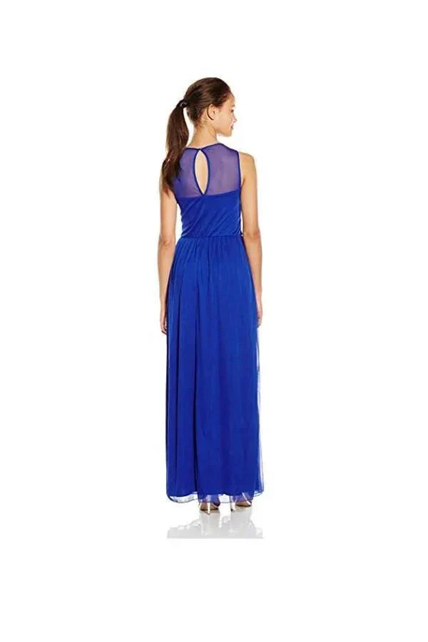 A-line Royal Blue Beading Long Prom Dress Evening Dress PG270 - Image 2