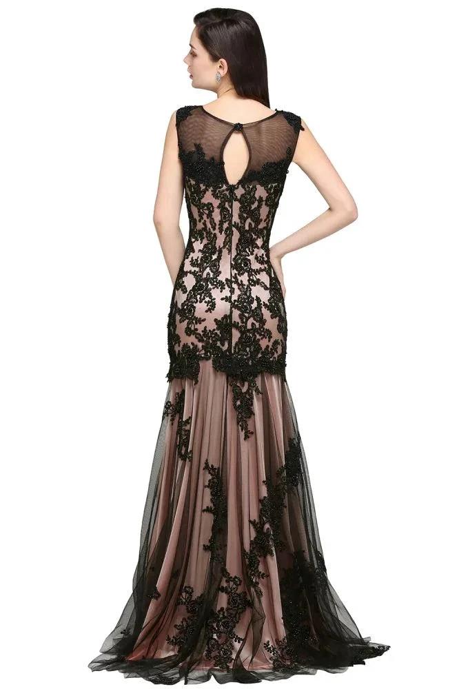A-line Short Pink Tulle Homecoming Dresses with Lace Appliques - Image 2