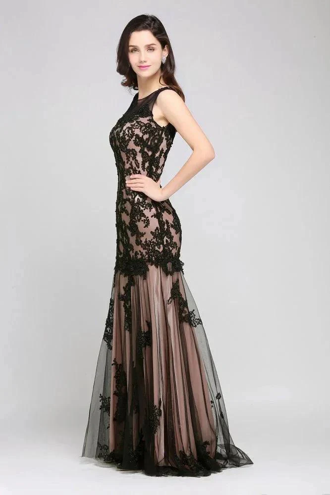 A-line Short Pink Tulle Homecoming Dresses with Lace Appliques - Image 5