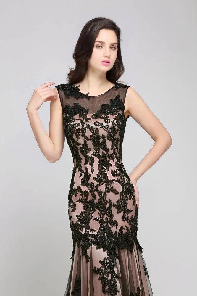 A-line Short Pink Tulle Homecoming Dresses with Lace Appliques - Image 6