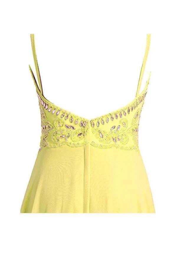 A line Straps Beading Long Prom Dresses Evening Dresses PG272 - Image 3