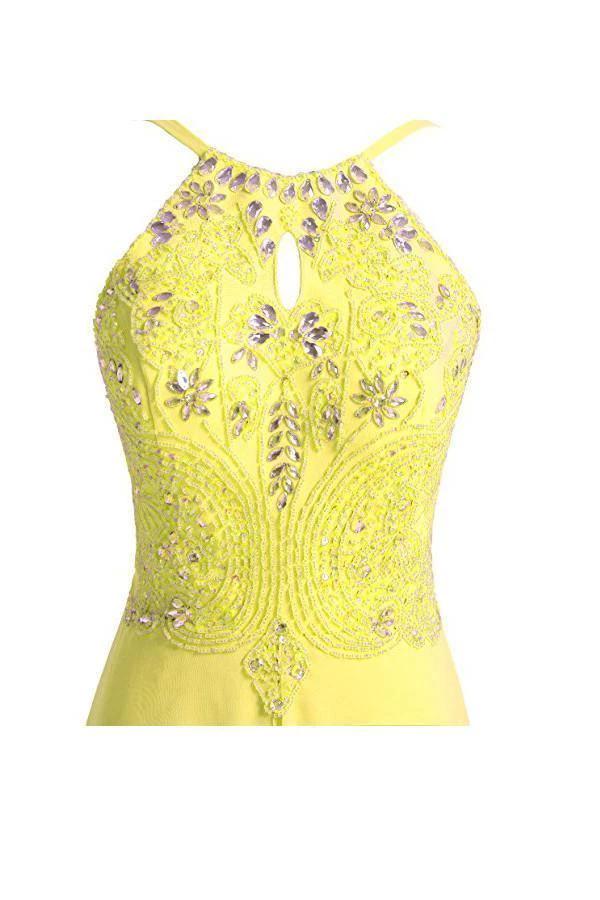 A line Straps Beading Long Prom Dresses Evening Dresses PG272 - Image 4