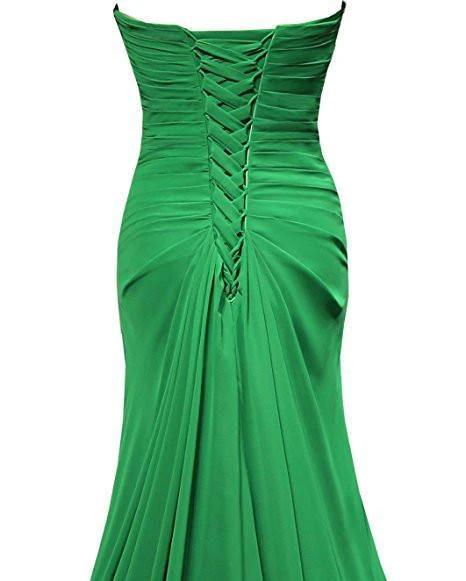 A-line Sweetheart Floor Length Chiffon Bridesmaid Dresses BD021 - Image 3