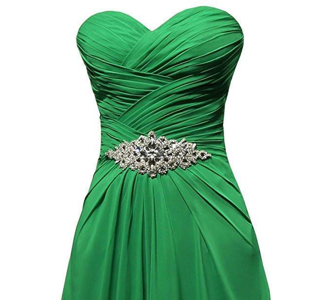 A-line Sweetheart Floor Length Chiffon Bridesmaid Dresses BD021 - Image 4