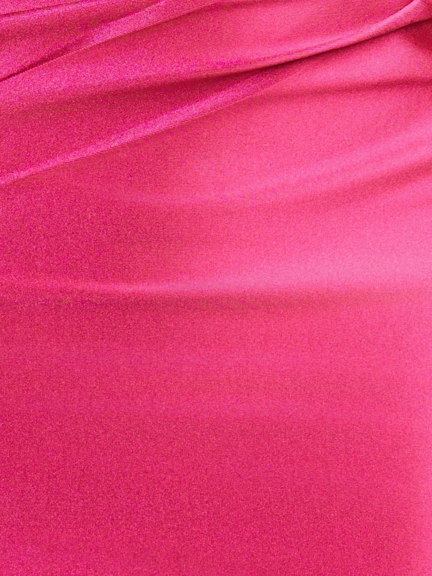 Fuchsia Sheath Off the Shoulder Short Satin Homecoming Dress - Image 3