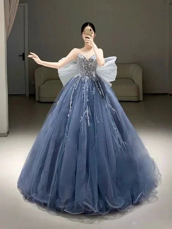 Attractive A-line Sweetheart Neckline Princess Dress,Sweet 16 Dress,Ball Gown  Y6799 - Image 2