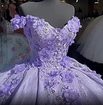 Ball Gown Floor Length Sweet 16 Prom Dress S25146 - Image 2