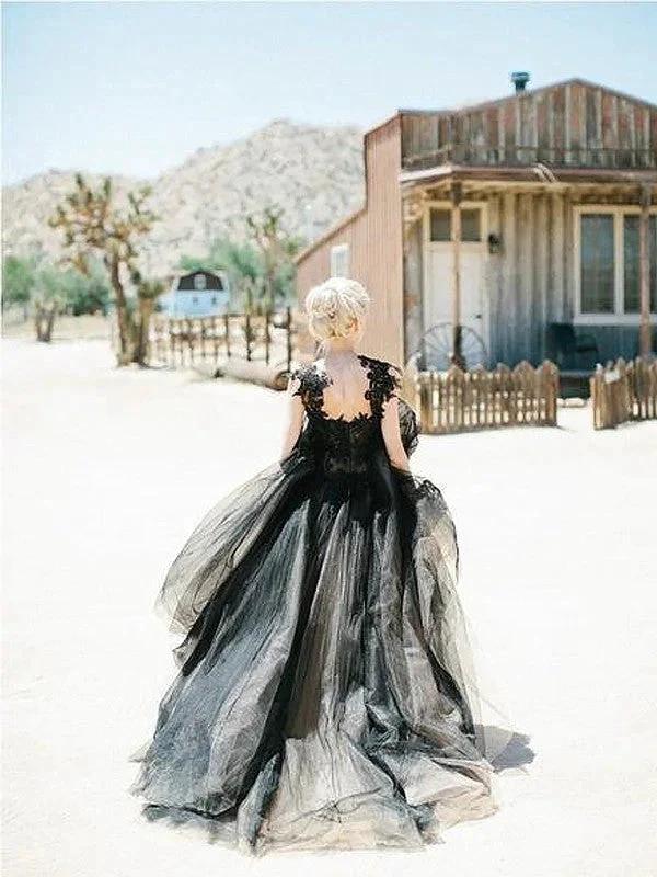 Ball Gown Sleeveless Sweetheart Lace Tulle Prom Dresses - Image 2