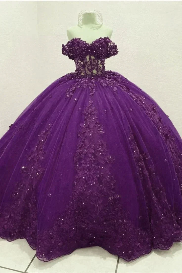 Ball Gown Sweetheart Quinceanera Prom Dresses Sweet 15 Party Y4308 - Image 2