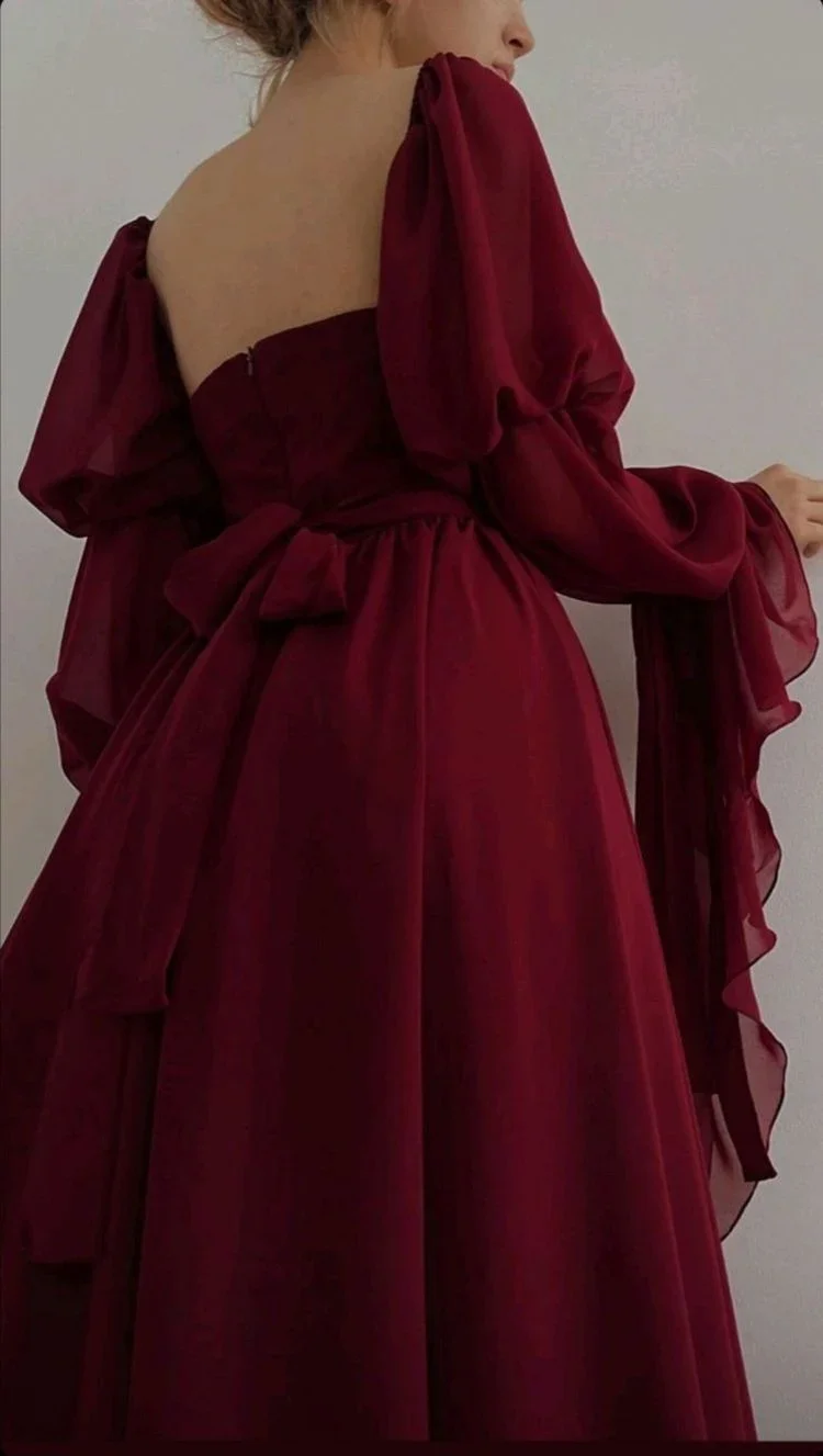 Beautiful Vintage Romantic A-line Prom Dress Evening Dress Y2938 - Image 3