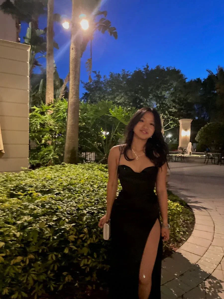 Black Corset Prom Dress,Black Evening Dress Y3028 - Image 2