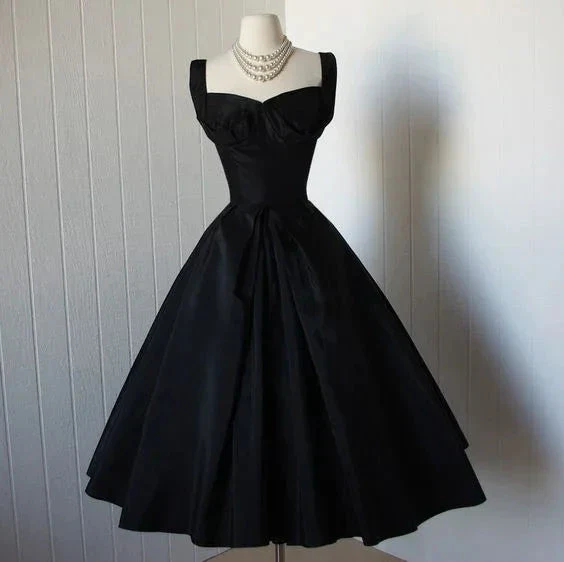 Black Elegant Cocktail Dresses Short Prom Dress Y4759 - Image 2