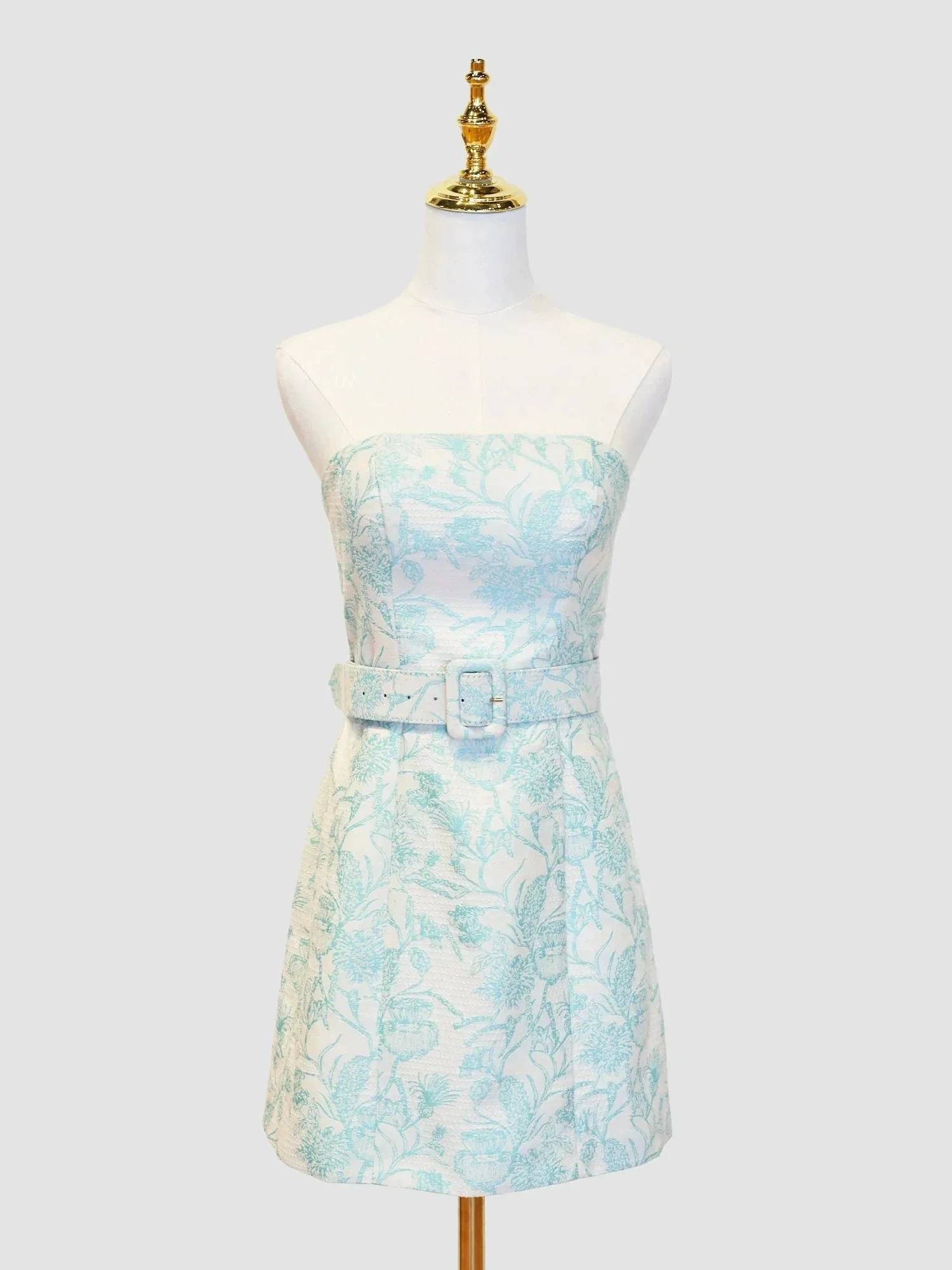 Sheath Strapless Short Homecoming Dress - Image 8