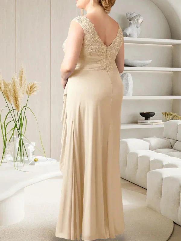 Champagne A-Line Sweetheart Neckline Pleated Mesh Dress - Image 10