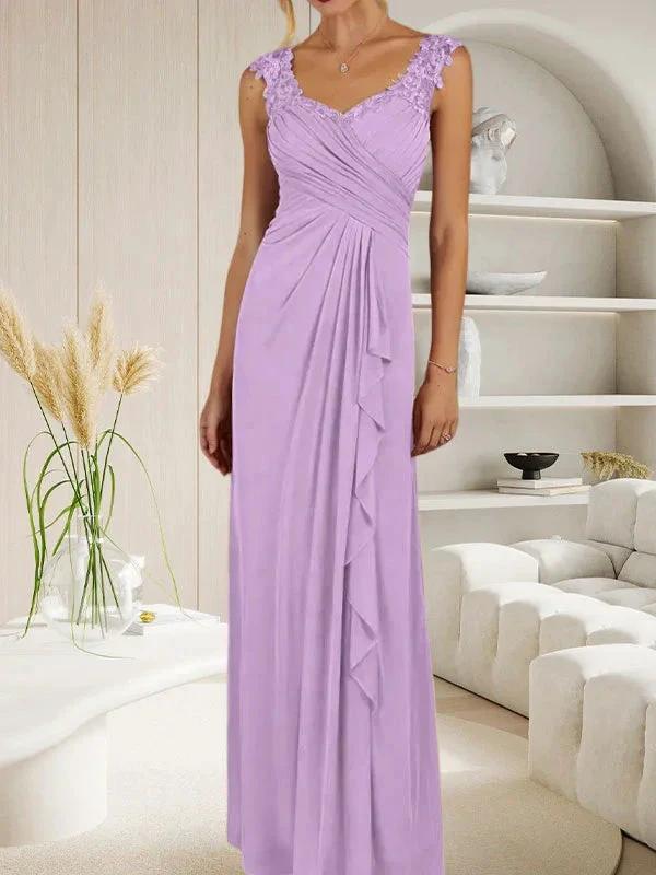 Champagne A-Line Sweetheart Neckline Pleated Mesh Dress - Image 27