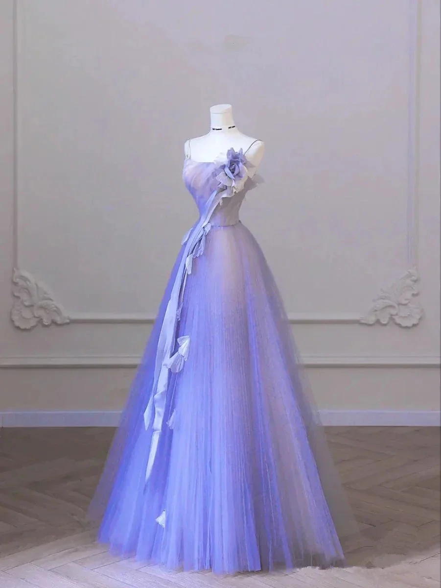 Charming A-line Tulle Prom Dress,Evening Dress Y2369 - Image 2