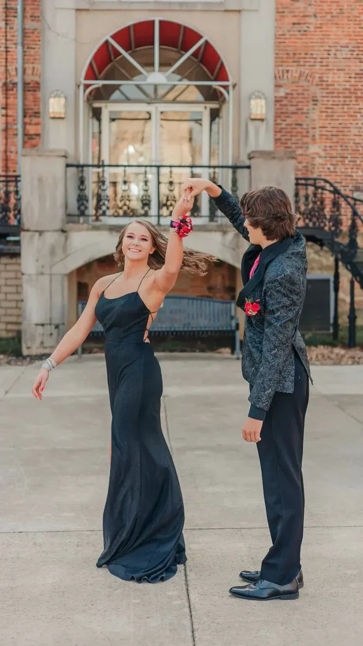 Charming Black Lace-up Back Sheath Prom Dress With Split Black Evening Dress Gala Dress Y5411 - Image 2
