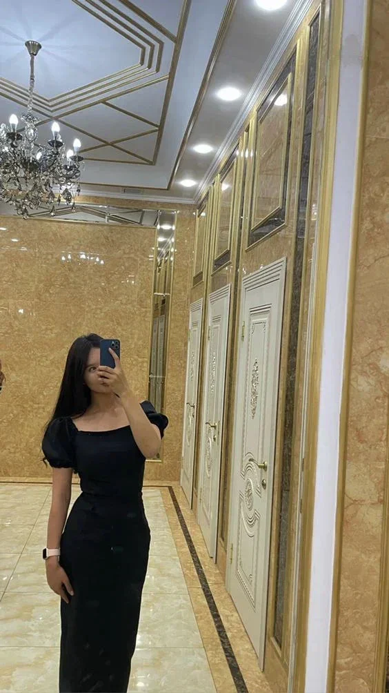 Charming Black Sheath Long Evening Dress Black Evening Gown Y6886 - Image 2
