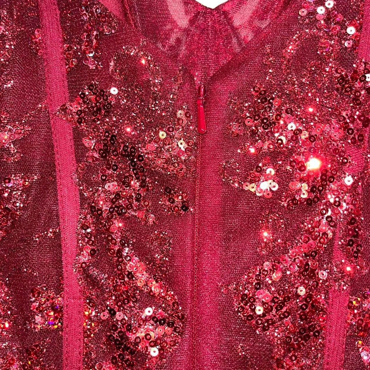 Charming Red Mermaid Lace Appliques Prom Dress,Evening Dress Winter Dance Dress Y4345 - Image 8