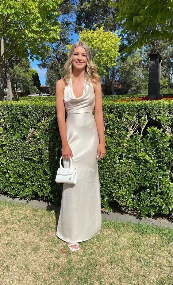 Charming Sheath/Column Prom Dress Modest Evening Dress Y6384 - Image 2